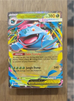 Mega Venusaur ex graded 8
