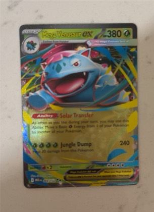 Mega Venusaur EX, graded 8.0