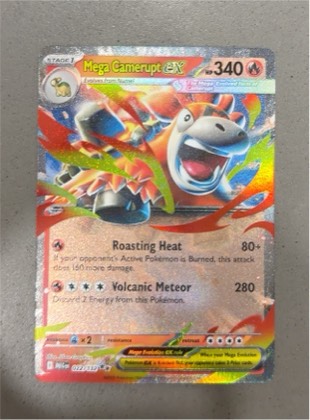 Mega Camerupt ex, graded 9.5