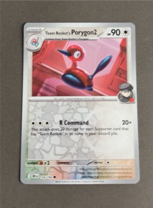 Team Rocket's Porygon2, graded 9.5