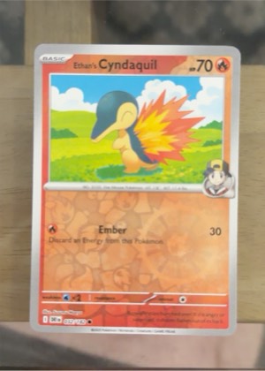 Ethan's Cyndaquil, graded 9.5