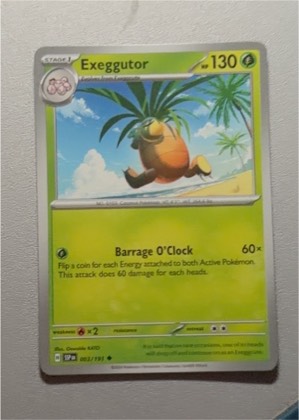 Exeggutor, graded 9.0