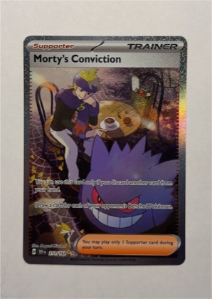 Morty's Conviction, graded 8.5