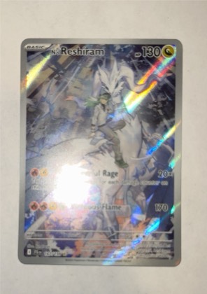 N's Reshiram, graded 9.5