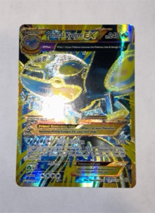 Primal Kyogre EX (Shiny Full Art) graded 8
