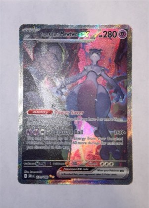 Team Rocket's Mewtwo ex - 231/182 graded 9.5