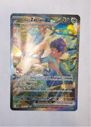 Hop's Zacian ex, graded 9.5