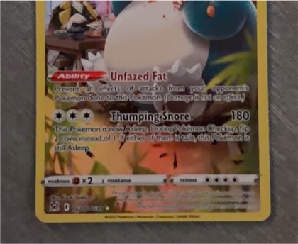 Snorlax, graded 9.0