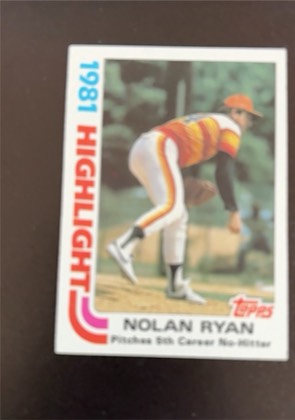 Nolan Ryan, graded 7.5