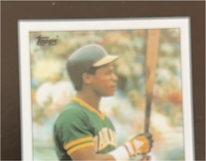 Rickey Henderson, graded 9.0