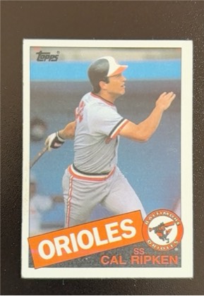 Cal Ripken graded 8.5