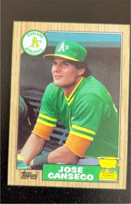 Jose Canseco, graded 7.5
