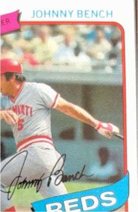 Johnny Bench graded 6 & below