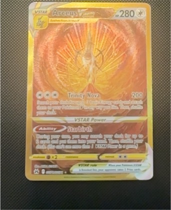 Arceus VSTAR graded 6 & below
