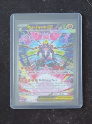 Mega Zygarde EX, graded 8.5