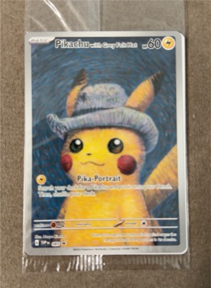 Pikachu with Grey Felt Hat, graded 2.5