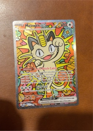 Meowth ex, graded 6.0