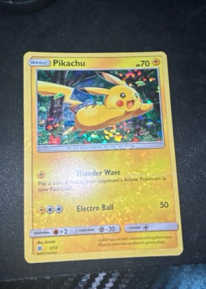 Pikachu, graded 8.0