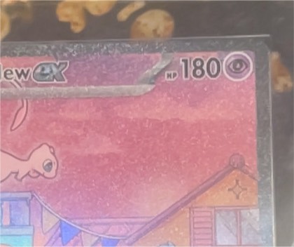 Mew ex - 205/165 (151 Metal Card) graded 9