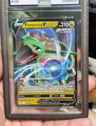 Rayquaza V, graded 9.5