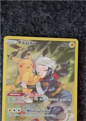 Pikachu, graded 5.0