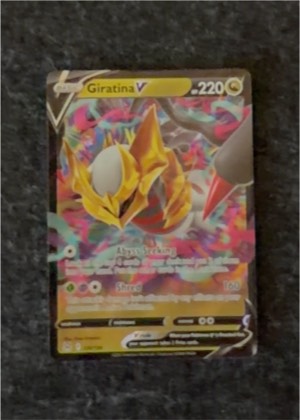 Giratina VSTAR (201) (Secret), graded 3.0