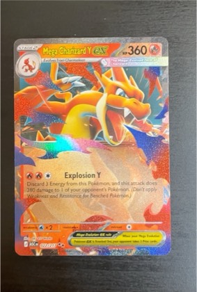 Mega Charizard Y EX, graded 8.5