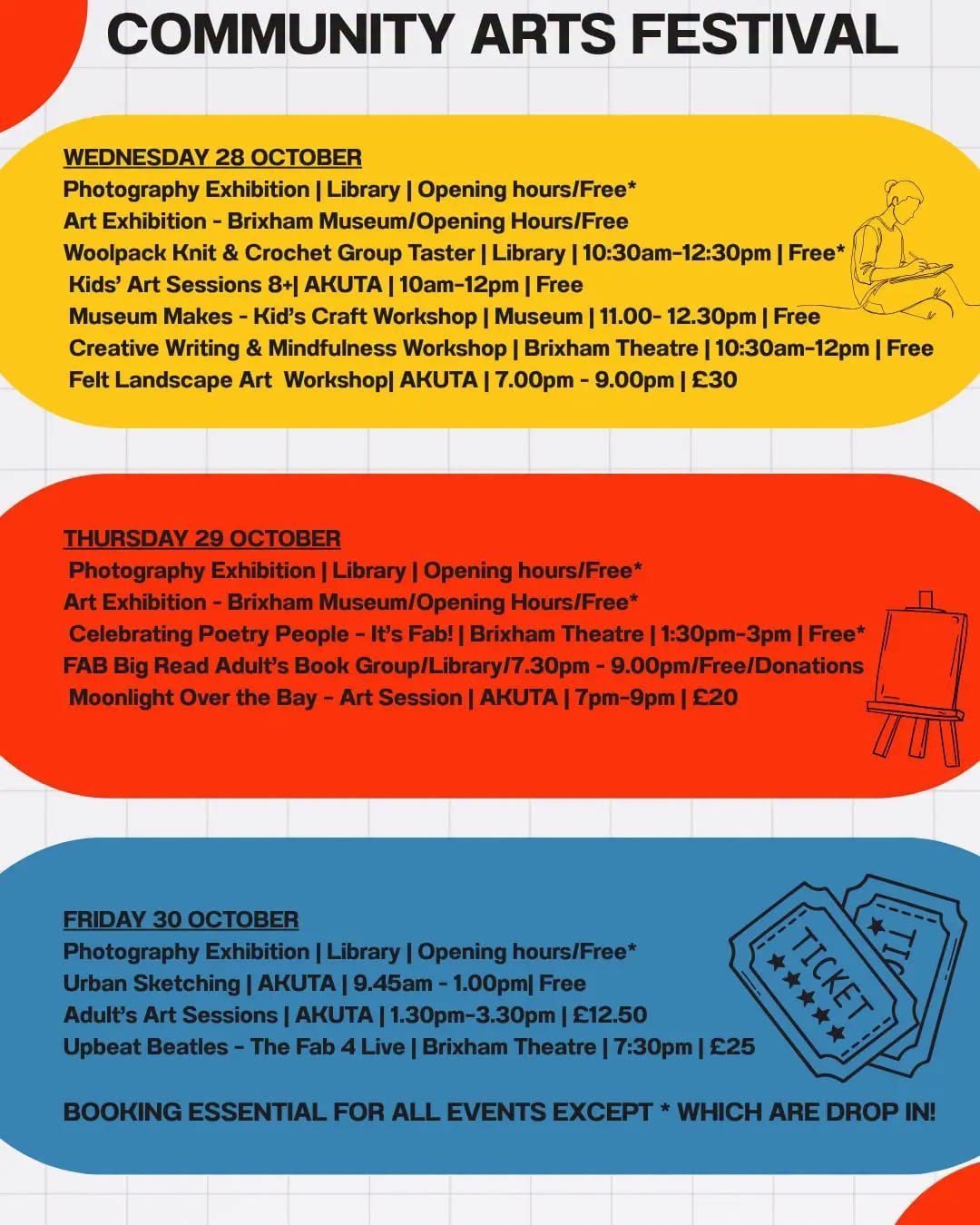 F.A.B. Festival of Arts, Brixham 2026