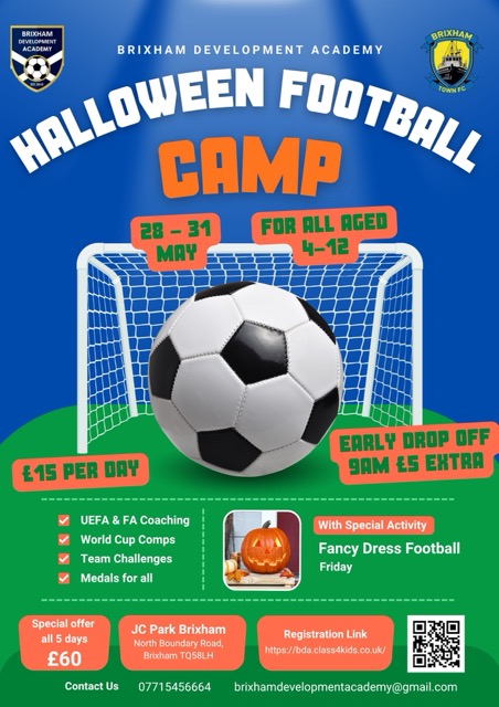 Halloween Football Camp