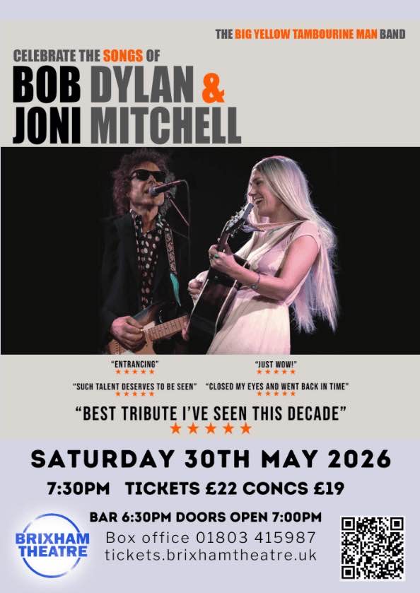 The Big Yellow Tambourine Man Band - Bob Dylan & Joni Mitchell Tribute