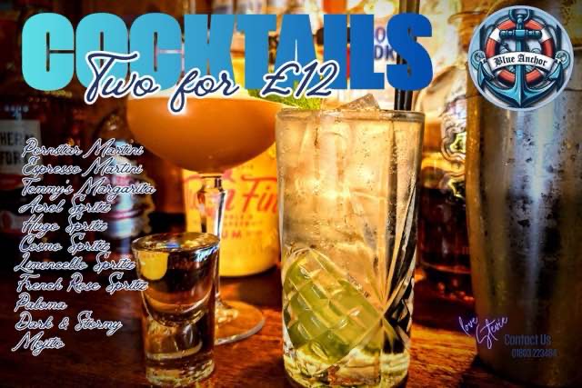 2 For £12 On Cocktails