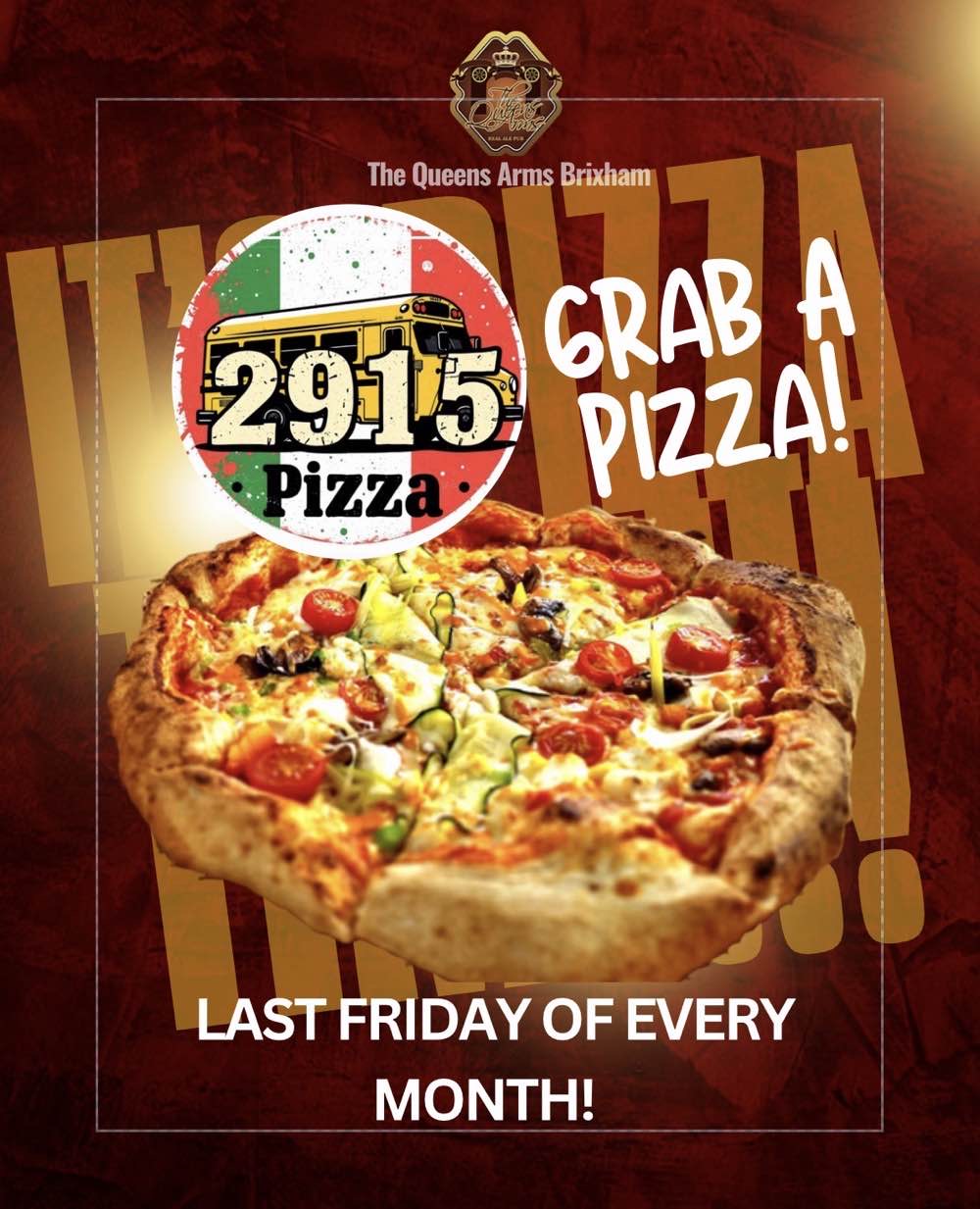 🍕 2915 PIZZA BUS — HERE! 🚌
