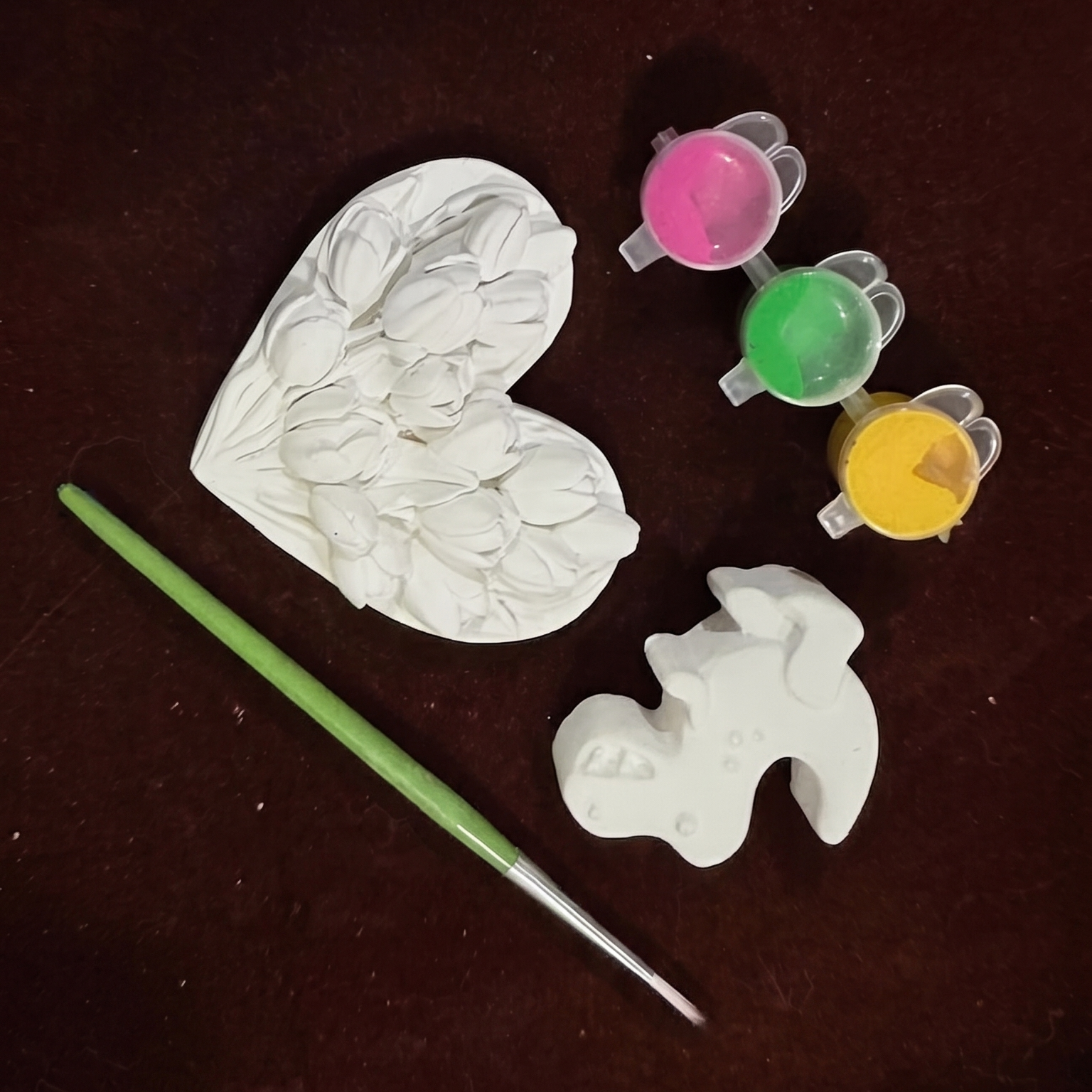 Tulip Heart & Mini Dino Painting Kit_1