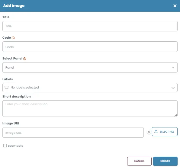 Add images to your test and customize how candidates interact with them.