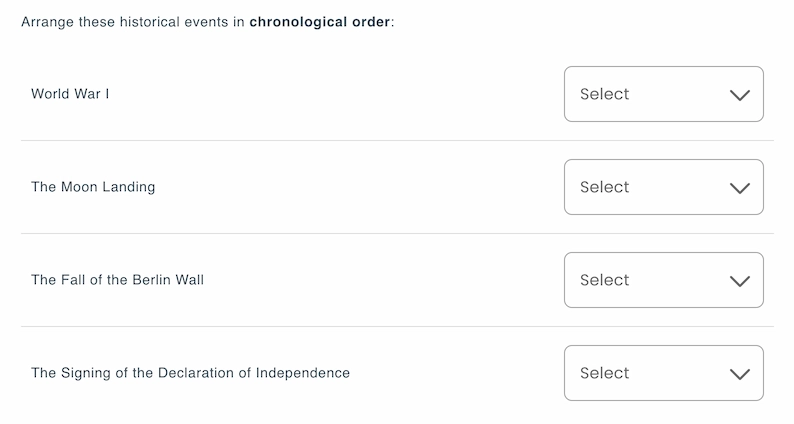 Sample sorting question