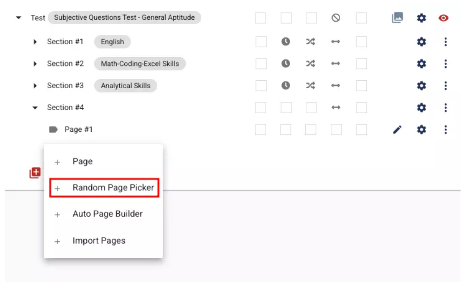 You can use this feature by choosing the “random page picker” option in the red box when adding a page.