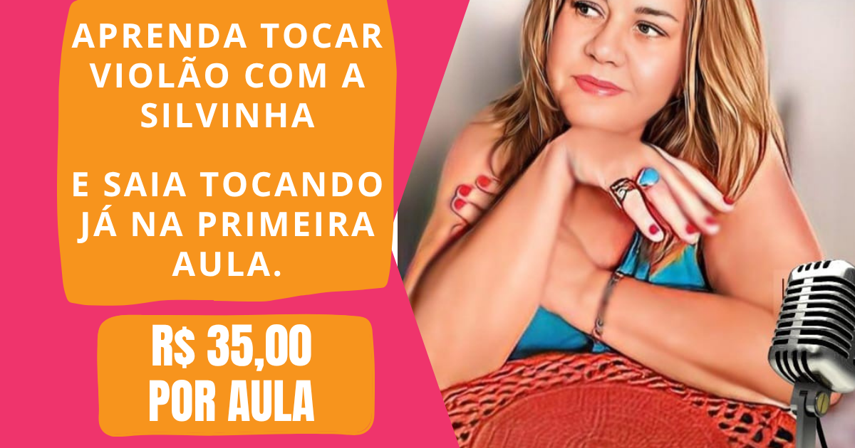 Aula de Violão online para adultos/crianças - 35,00🎼