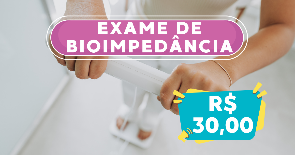 Exame de Bioimpedância - Policonsultas - R$ 30,00 ⚕️