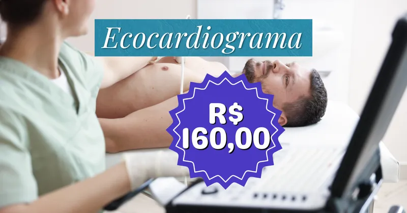 Ecocardiograma R$ 160,00 ❤️ Policonsultas