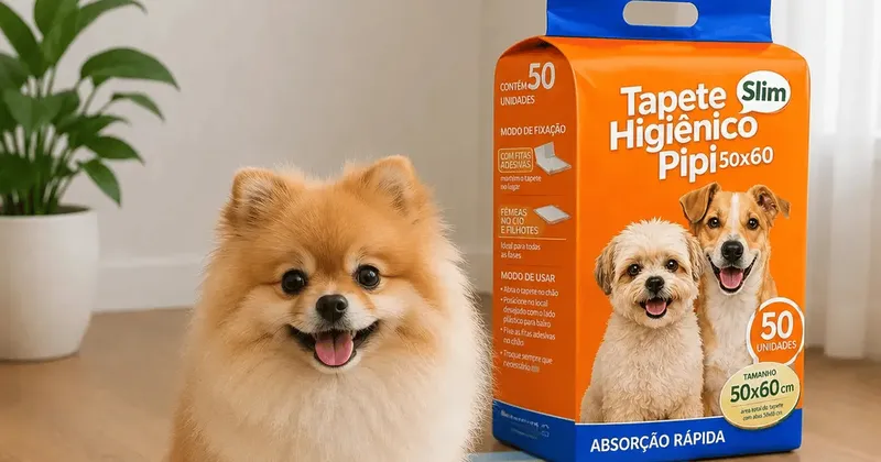 OFERTA IMPERDÍVEL: Tapete Higiênico Pet 50 Unid. com 56% OFF (R$ 34,90)