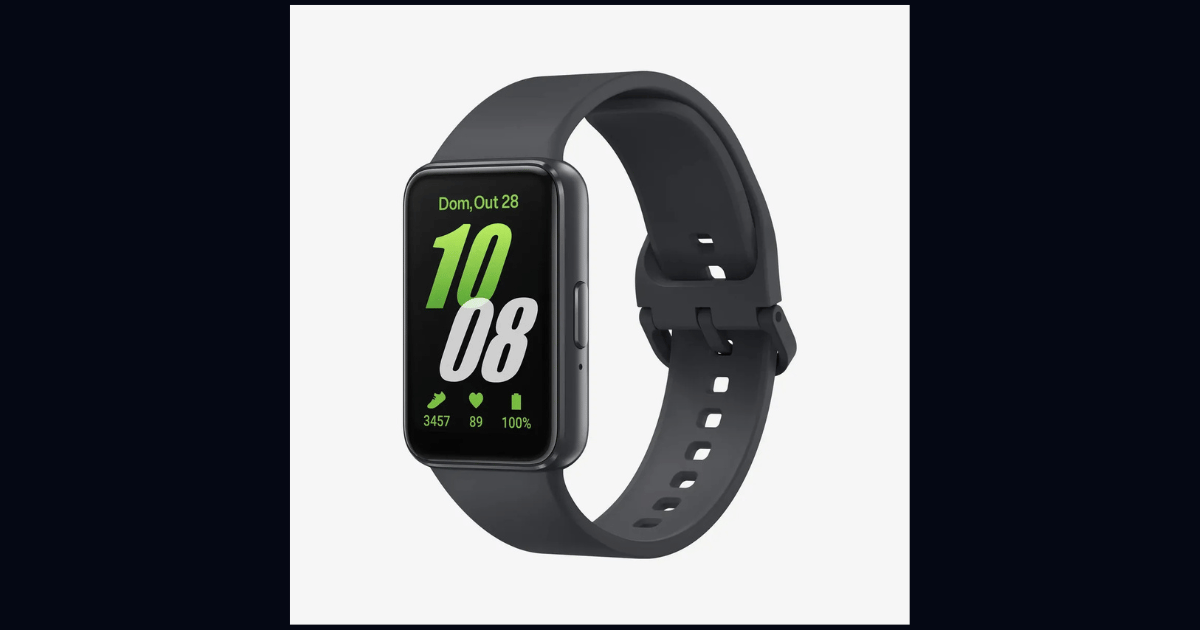 Smartwatch Samsung Galaxy Fit3 - R$ 228,60 (54% OFF)