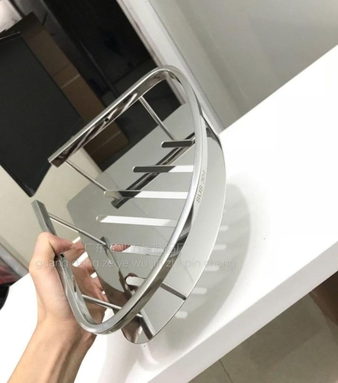 Corner shelf Chrome