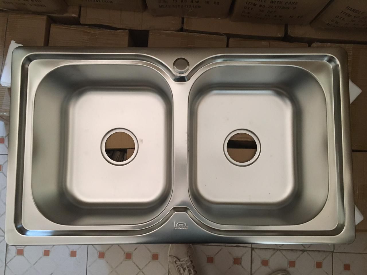 Double Bowl Heavy gauge sink