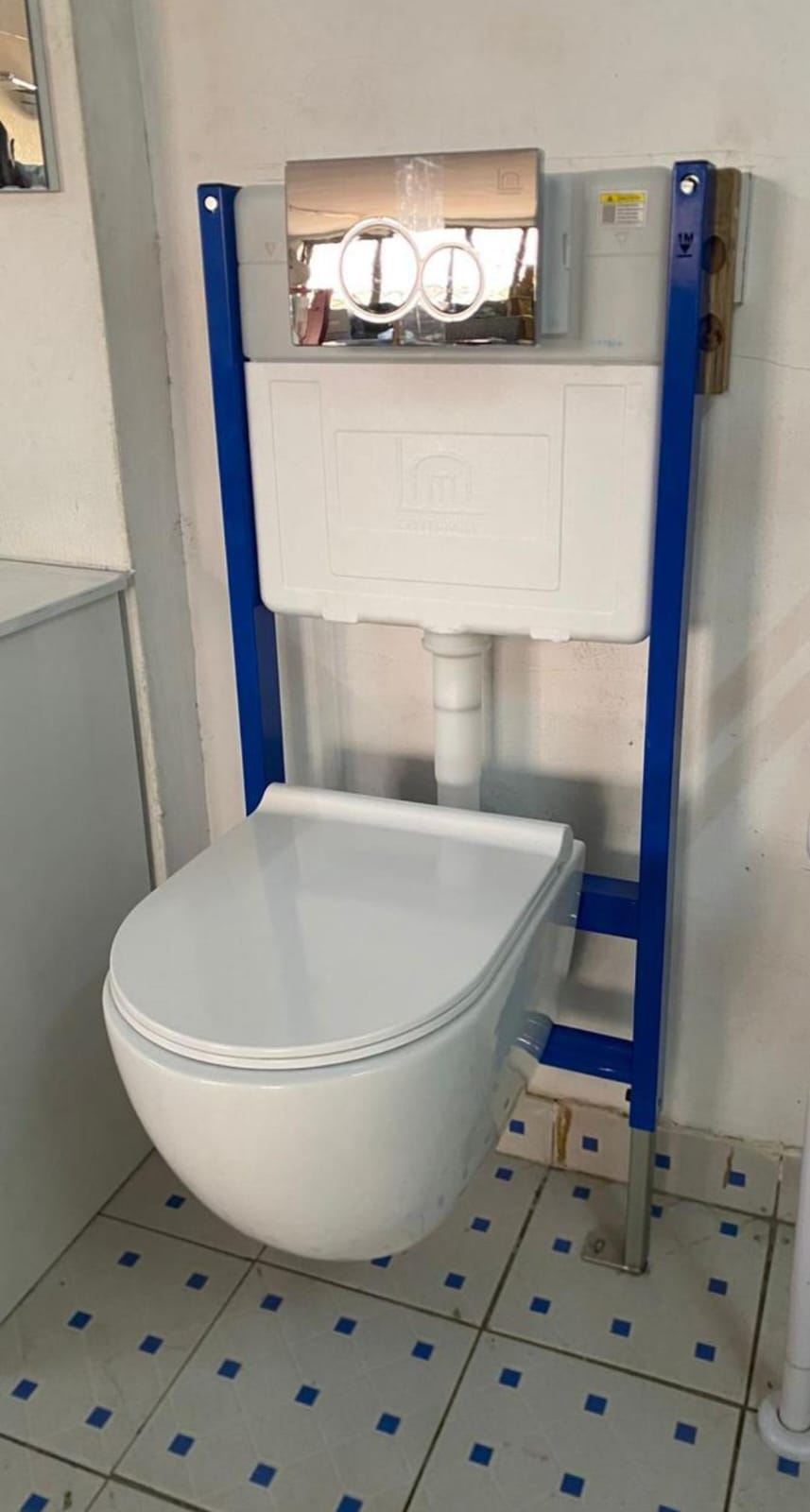 W.C Wall Hanging Toilet with Concealed Cistern white