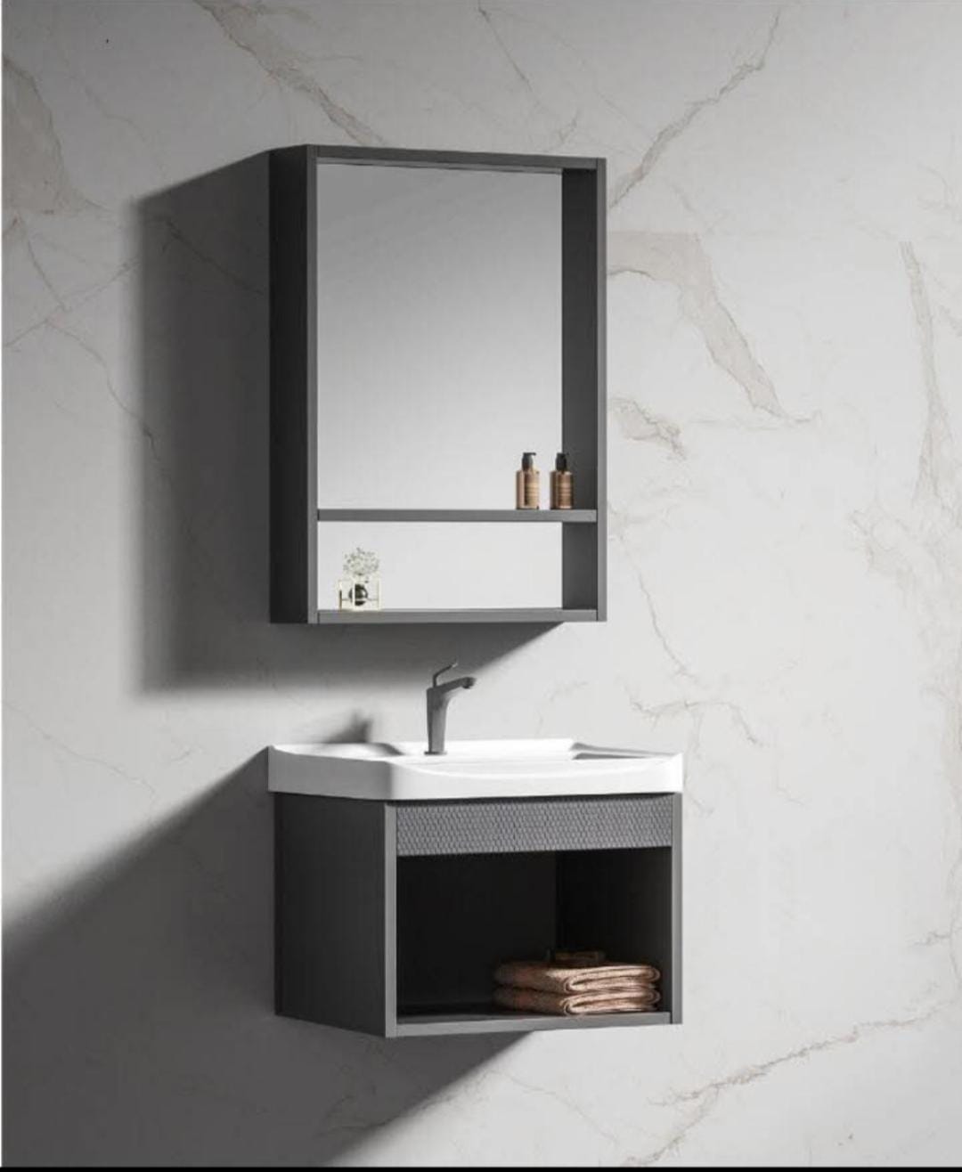 Basin Vanity with Mirror