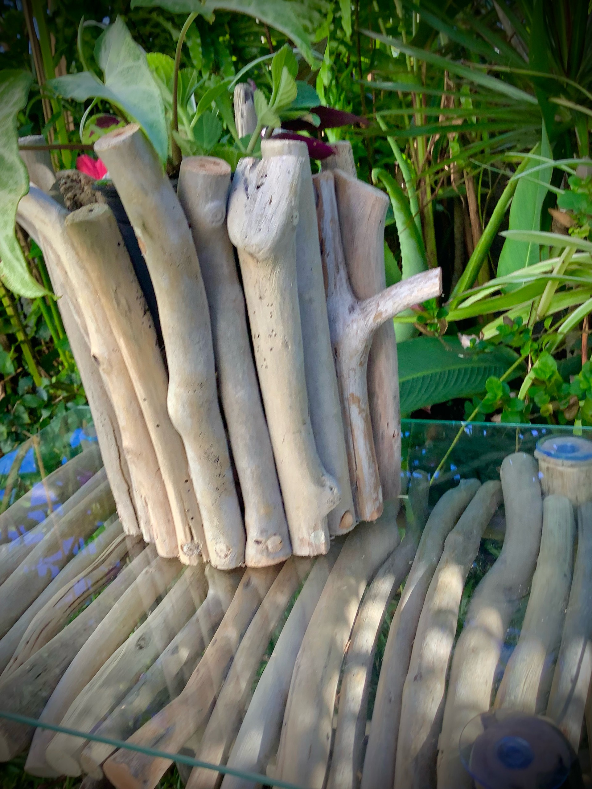 cache pot en bois flotté — visuel 3