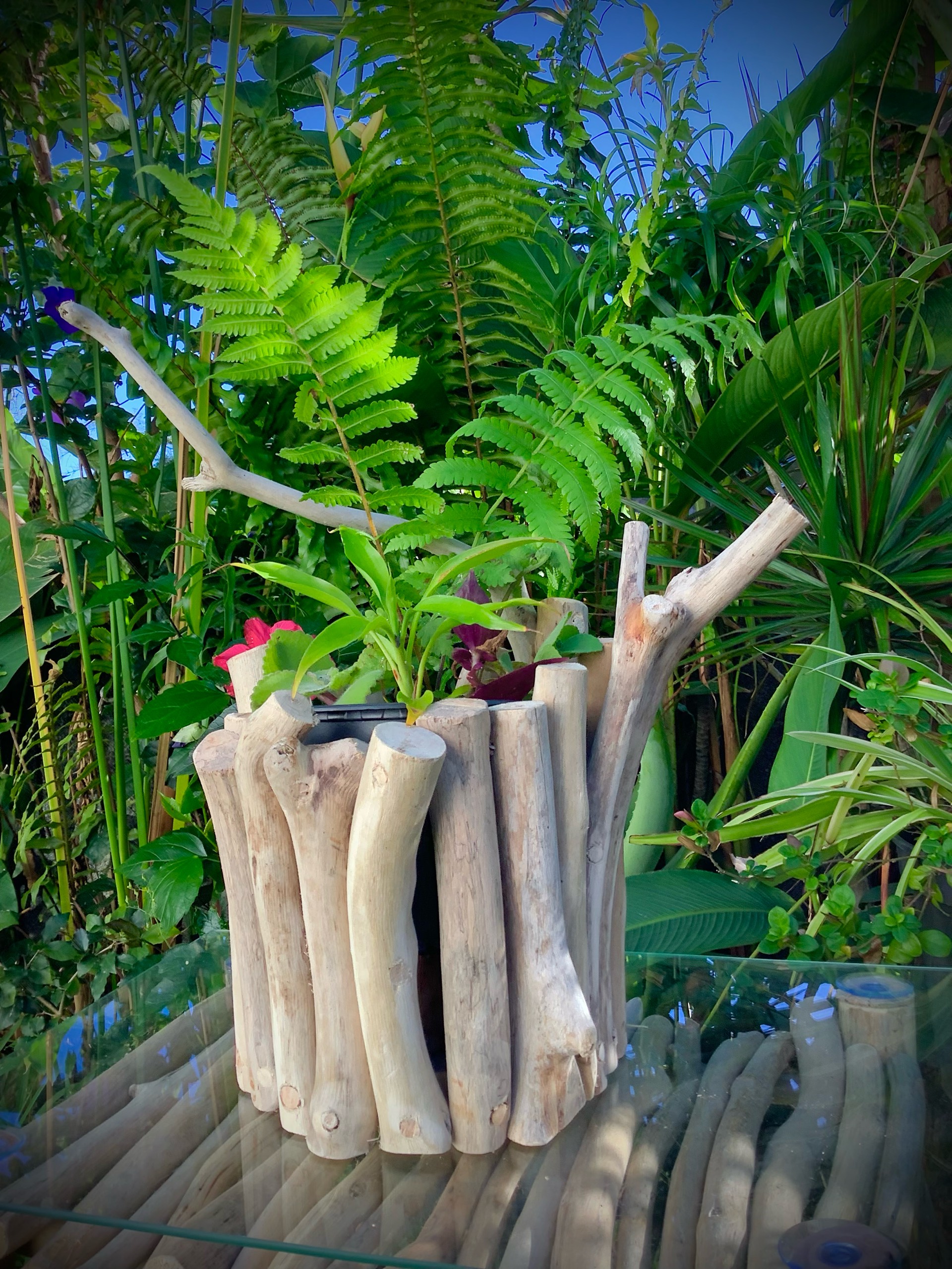 cache pot en bois flotté — visuel 8