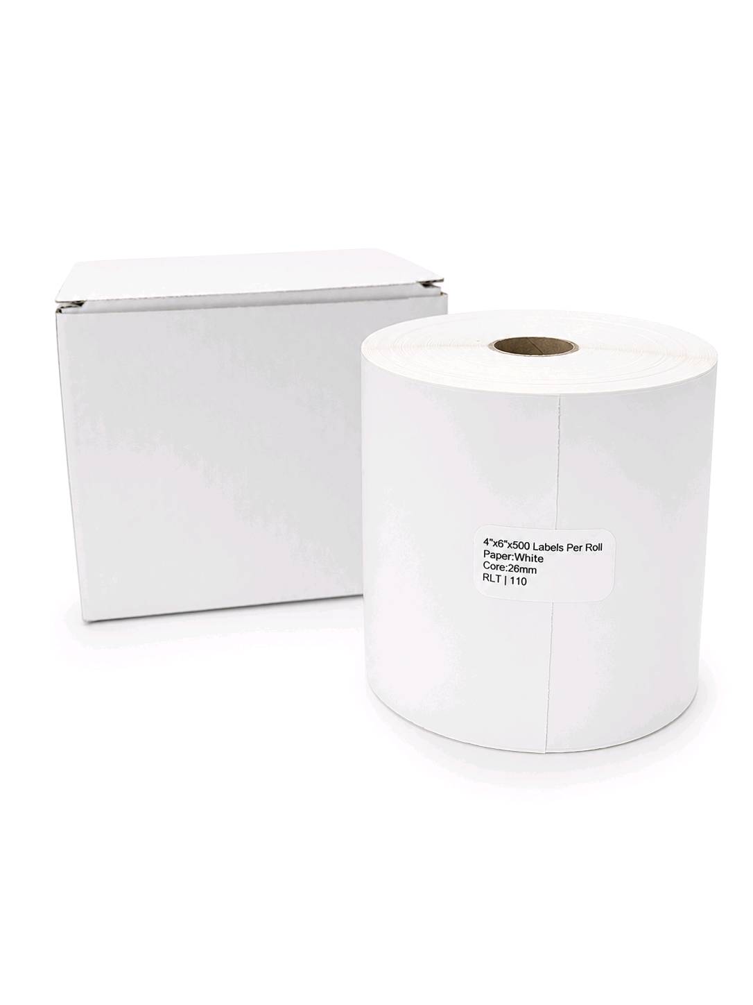 Étiquettes adhésives thermiques 4 x 6 pouces - Rouleau 500 haute qualité