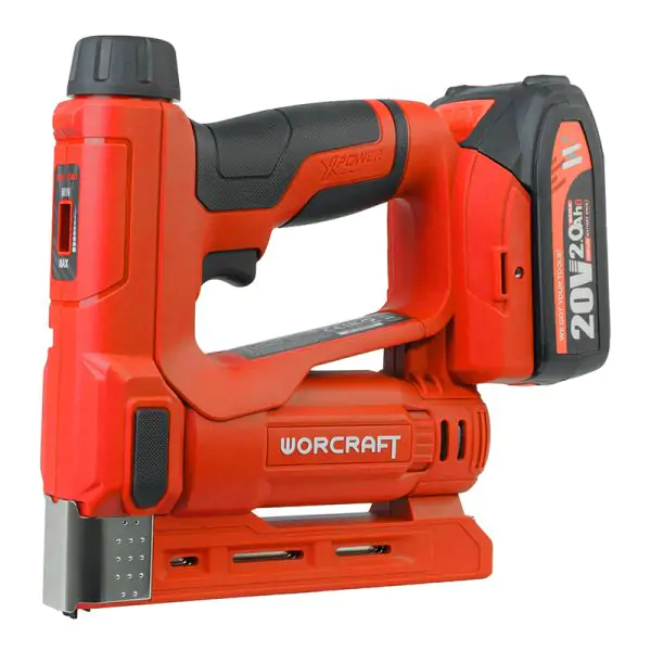 Cloueuse combinée sans fil WORCRAFT CNS‑S20LiC + batterie 2ah + chargeur — visuel 6