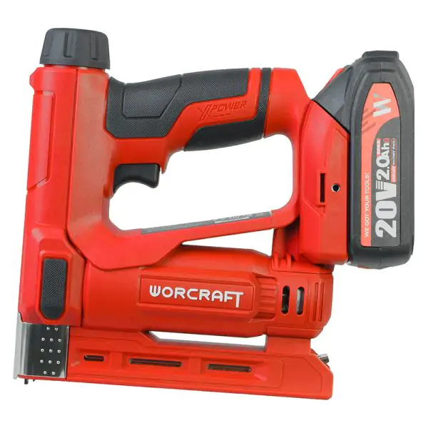 Cloueuse combinée sans fil WORCRAFT CNS‑S20LiC + batterie 2ah + chargeur — visuel 8